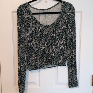 American Eagle Green Blouse
